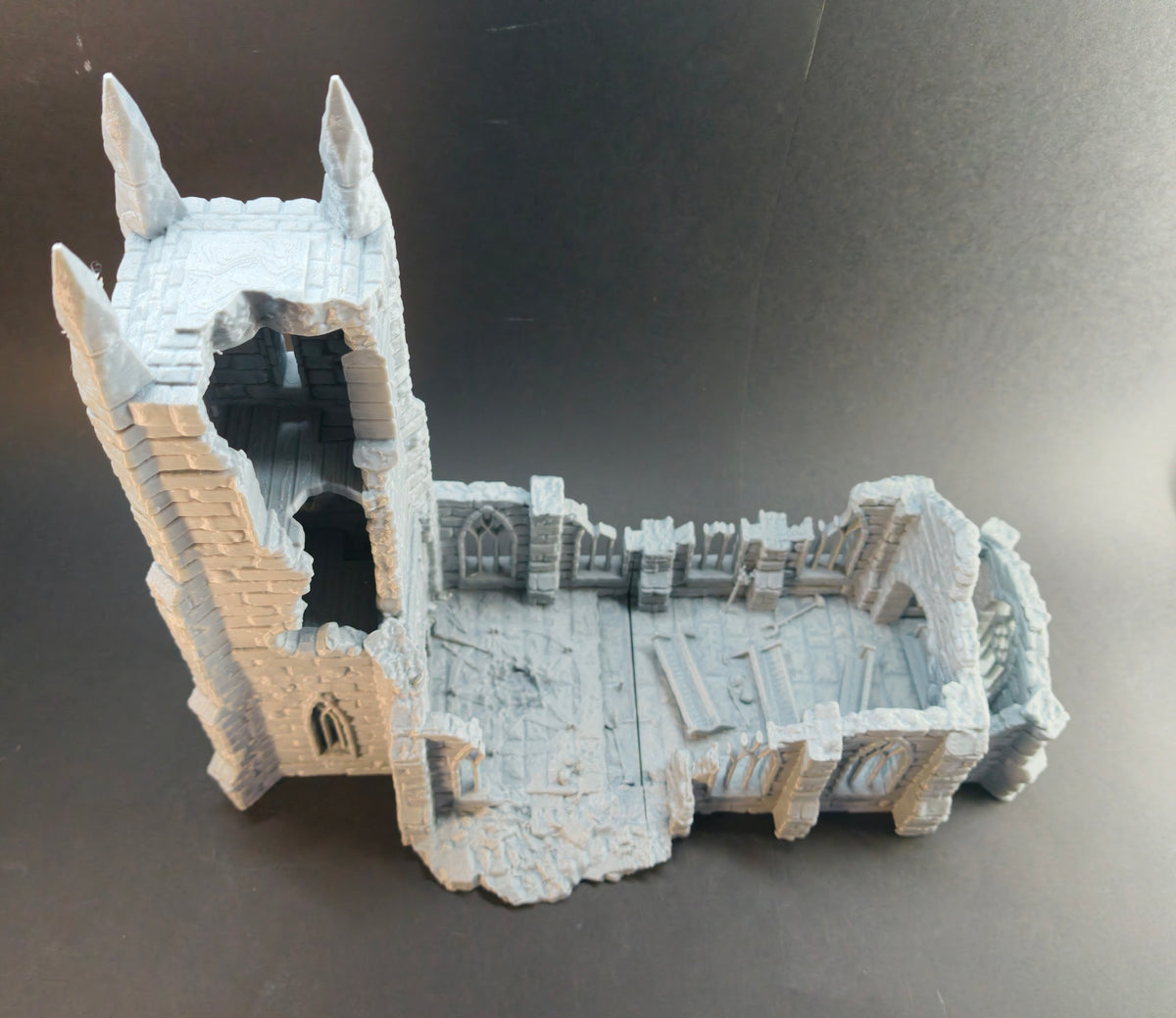 Ruined Cultist Church – 28mm/32mm Wargaming Scenery