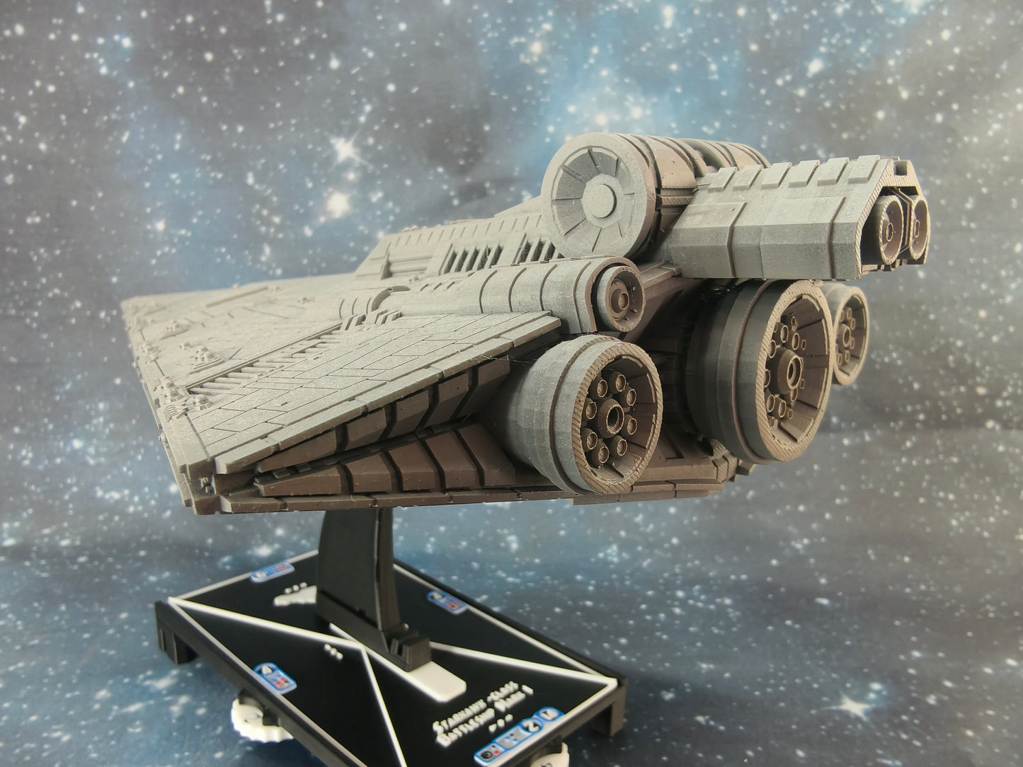 Praetor Mark 1 Battlecruiser – Length:287mm - 3D printed Armada Nexus/Legacy Upgrade