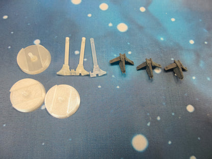 Republic LAAT Starfighter Squadron – 3pcs - 3D printed Armada model