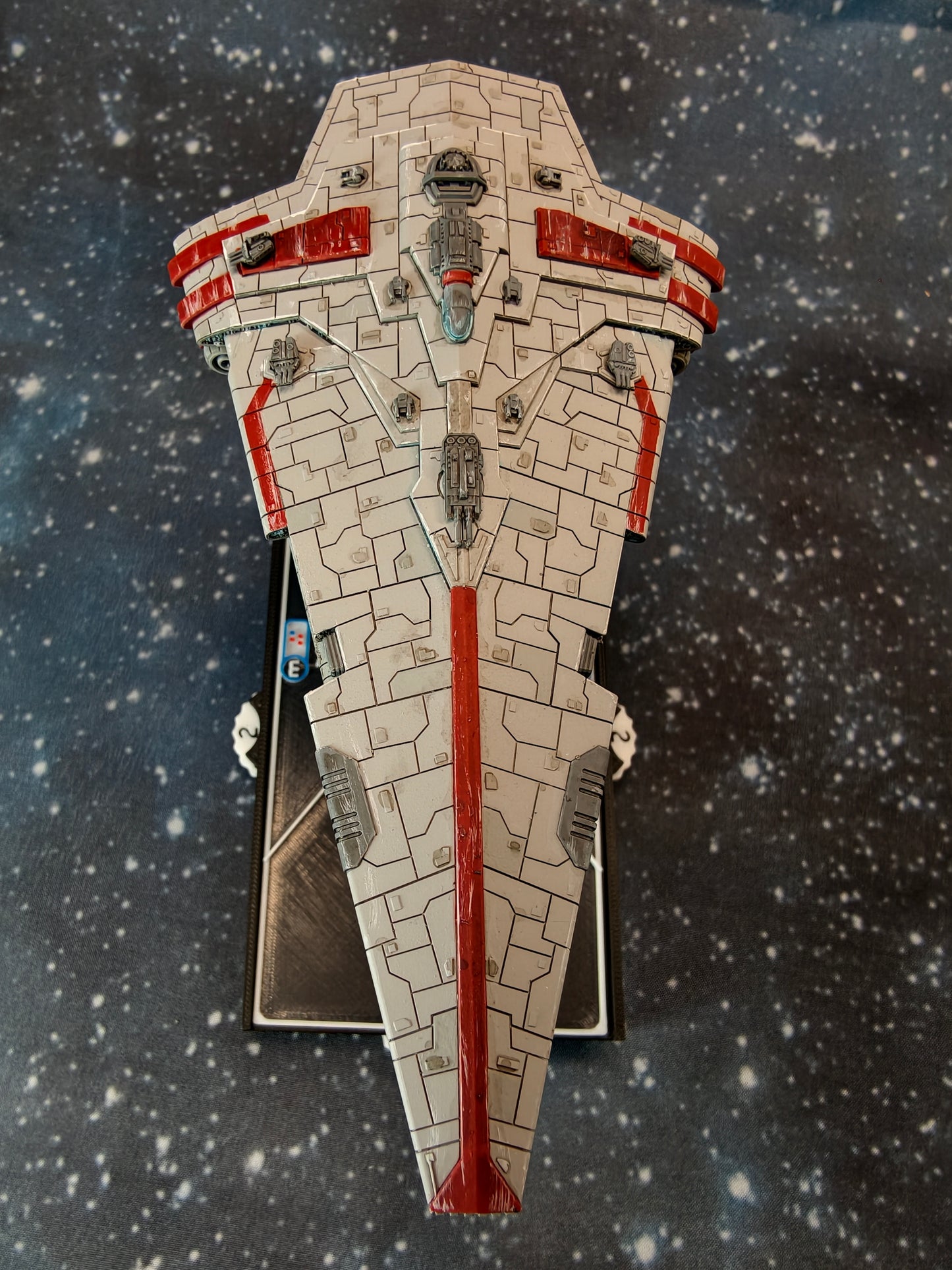 Republic Nebula class Star Destroyer – Length:154mm - 3D printed Armada Nexus/Legacy Upgrade