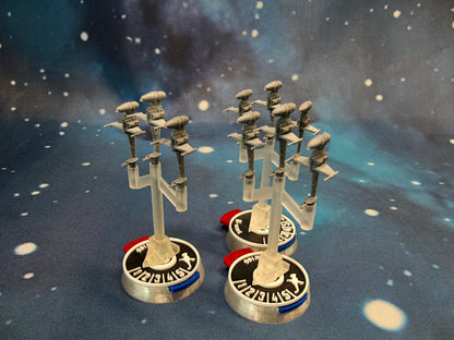 Rebel B-Wing Squadron – 9pcs - Compatible with Armada scale games