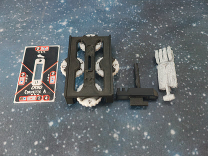 Rebel CR-90 "FarStar Sym" Corvette – Length:58mm - 3D printed Armada Nexus/Legacy Upgradea