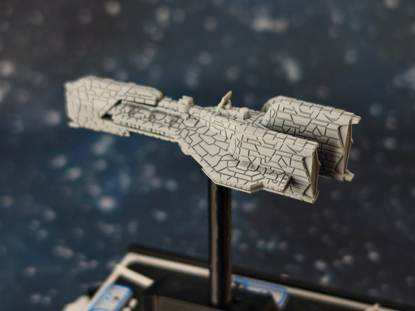 Zann Consortium - Crusader Corvette – Length:59mm - 3D printed Armada Nexus/Legacy Upgrade
