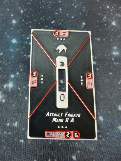 Rebel Assault Frigate Mark II – Length:106mm - 3D printed Armada Nexus/Legacy Upgrade