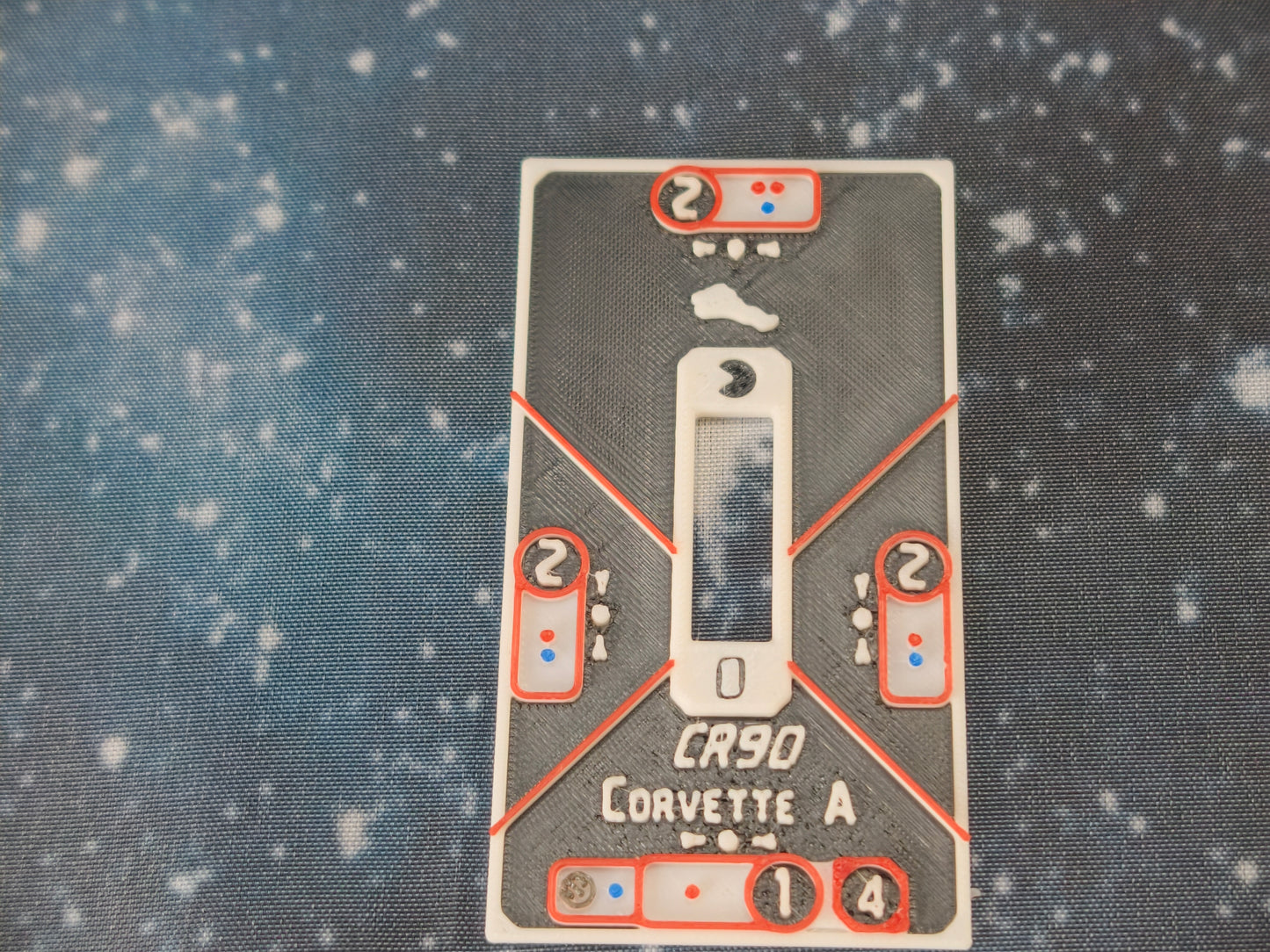 CR-92A Corvette – Length:56mm -  3D printed Armada Nexus/Legacy Upgrade