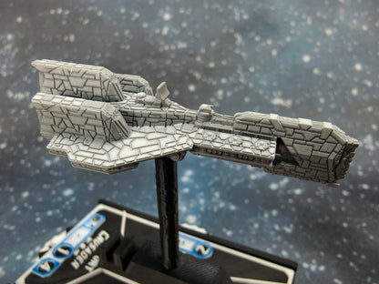 Mandalorian Crusader Corvette – Length:59mm - 3D printed Armada Nexus/Legacy Upgrade