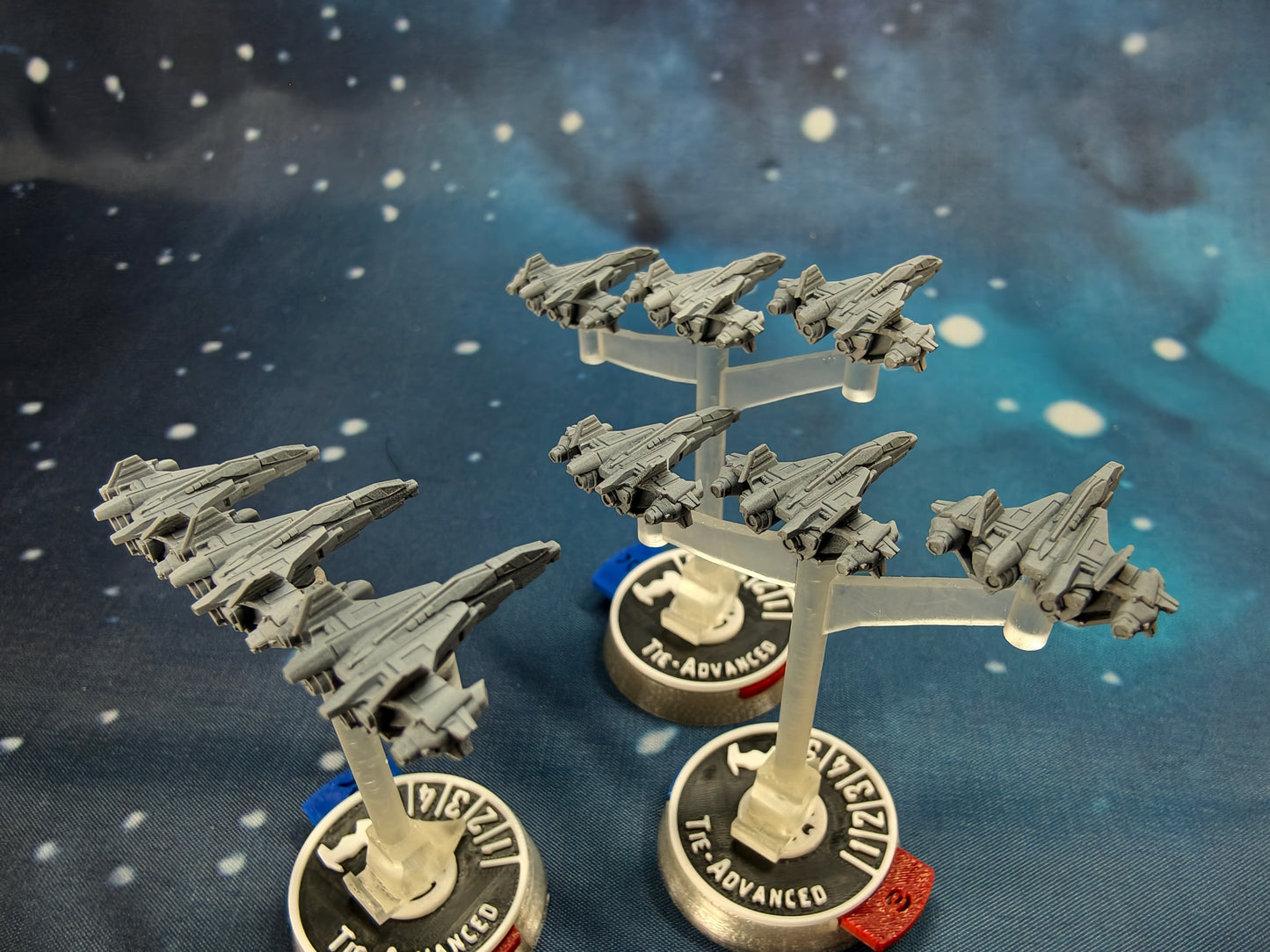 UNSC F41 Broadsword-class Fighter Squadron (9pcs) – Compatible with Halo Fleet Armada