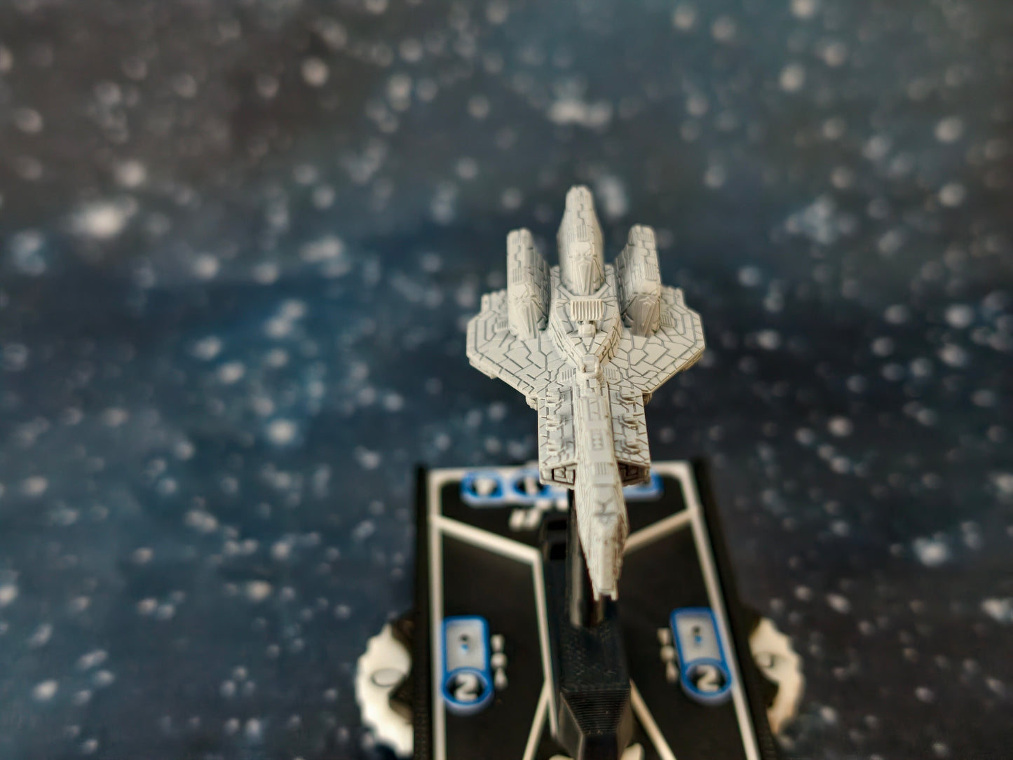 Zann Consortium - Crusader Corvette – Length:59mm - 3D printed Armada Nexus/Legacy Upgrade