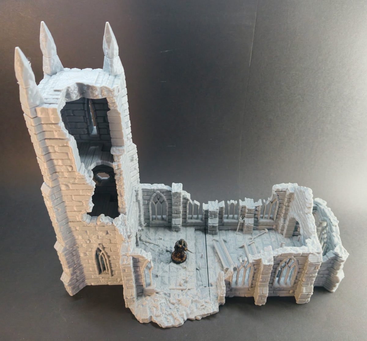 Ruined Cultist Church – 28mm/32mm Wargaming Scenery