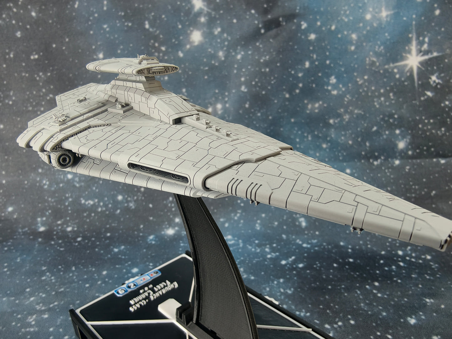 Endurance-class Battle Carrier – Length:154mm - 3D printed Armada Nexus/Legacy Upgrade