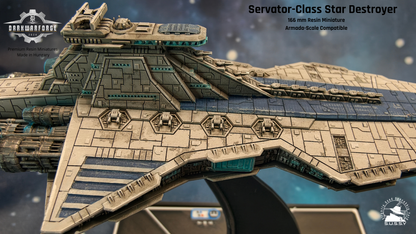 Servator-Class Star Destroyer - Compatible with Star Wars Armada Scale games