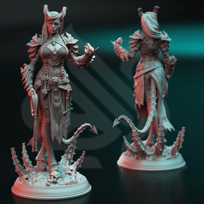 Tiefling Fiend Warlock - Skardi of the Third | DM Stash | D&D