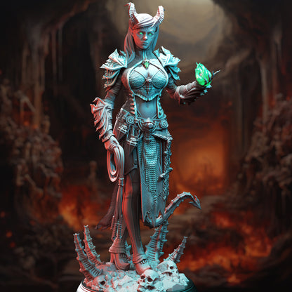 Tiefling Fiend Warlock - Skardi of the Third | DM Stash | D&D