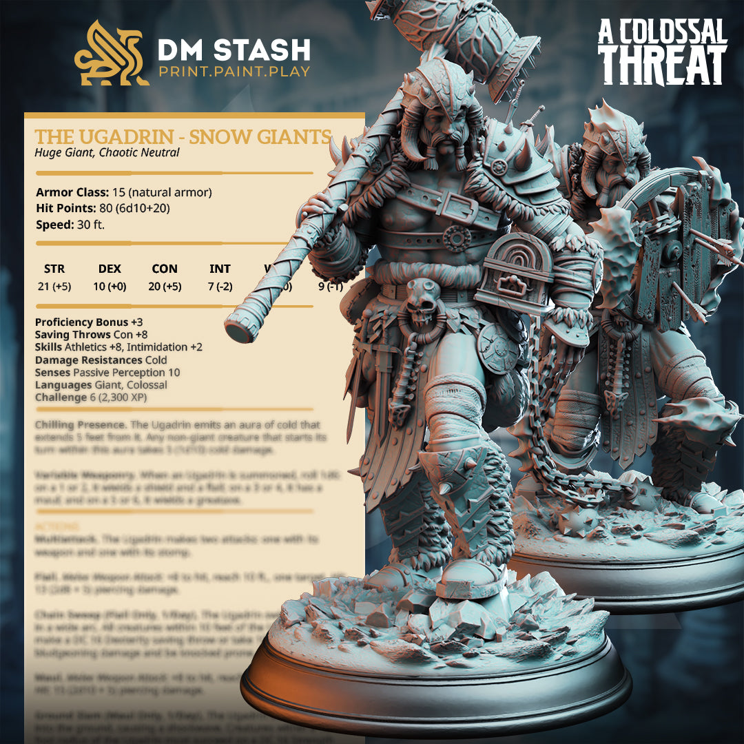 DM Stash : A Colossal Threat - Full Board and Tabletop game