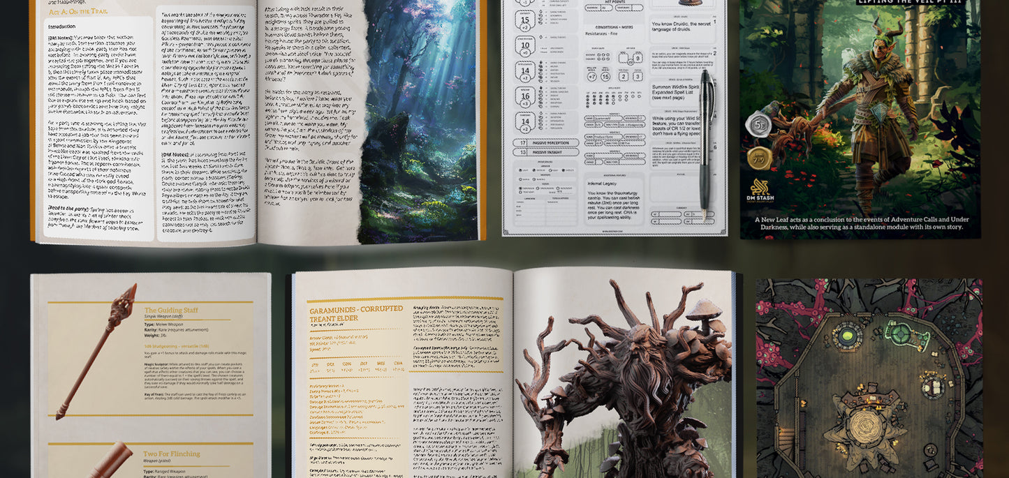 DM Stash : A New Leaf - Full Board and Tabletop game