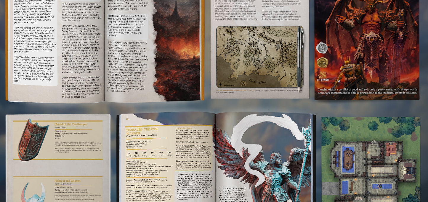 DM Stash : Beyond Heaven & Hell - Full Board and Tabletop game