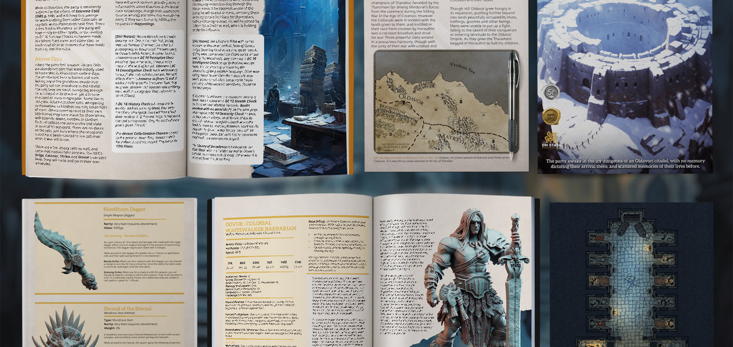 DM Stash : A Colossal Threat - Full Board and Tabletop game